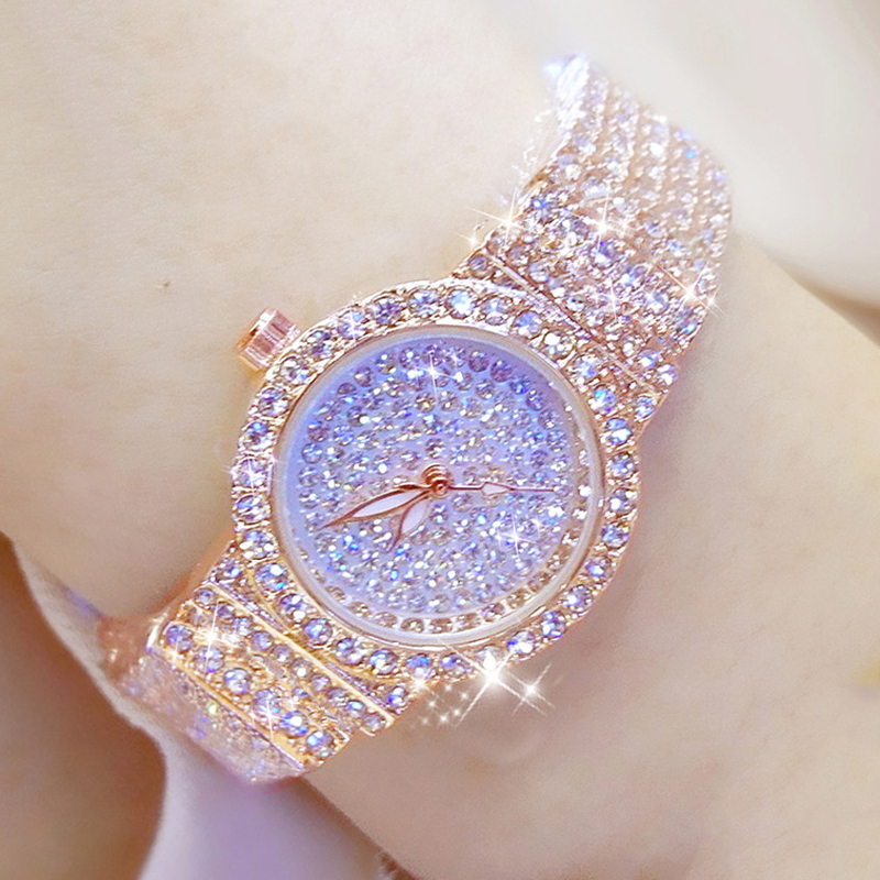 Luxury Watch Diamond - BS-Relógios De Pulso De Diamante Feminino,