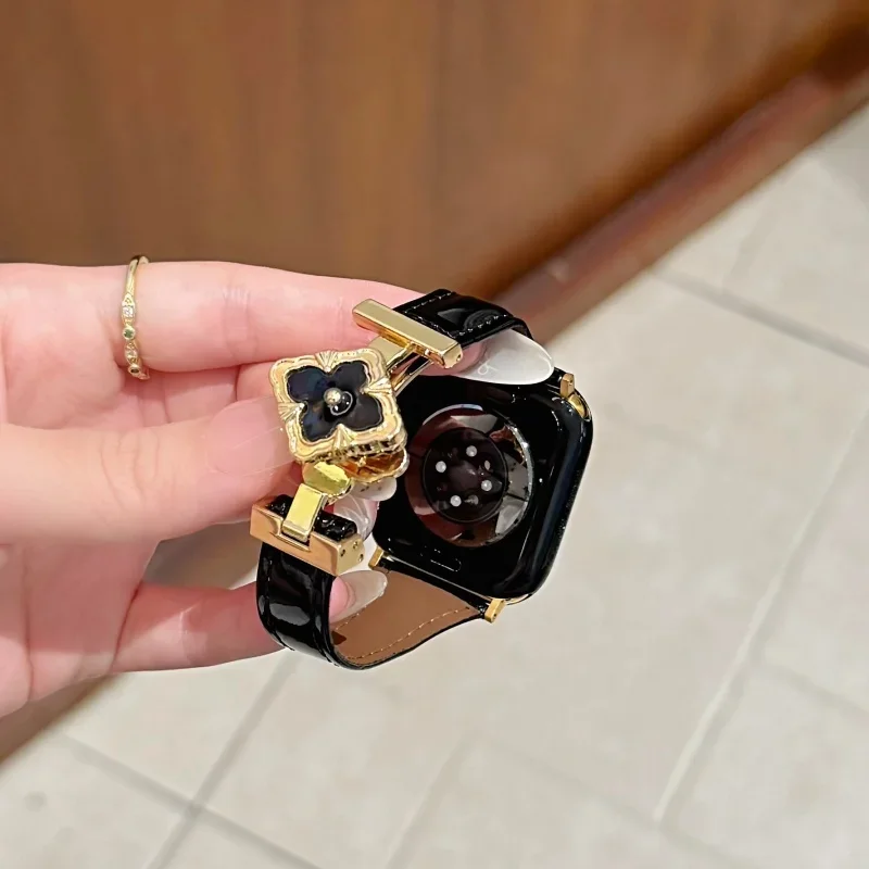Luxury Watch Apple Bands - Pulseira de couro de luxo avançada,