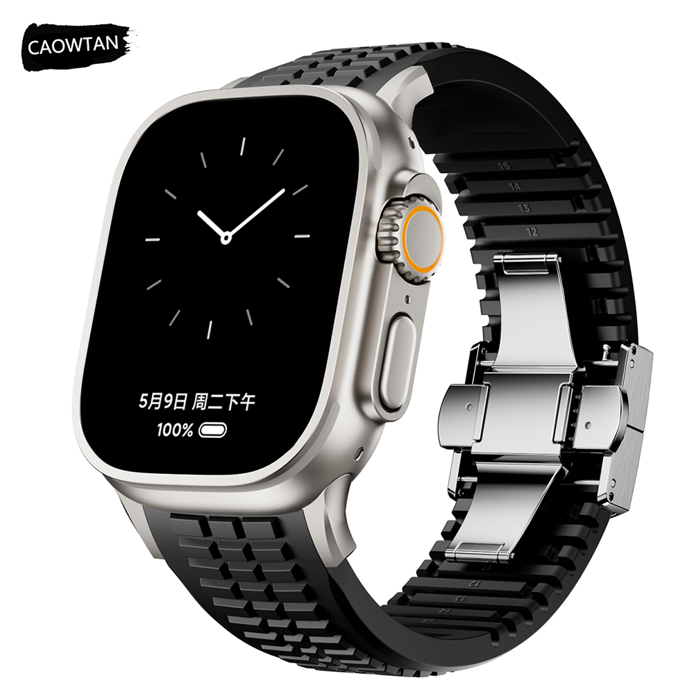 Luxury Watch Ap - Pulseira esportiva de silicone para apple