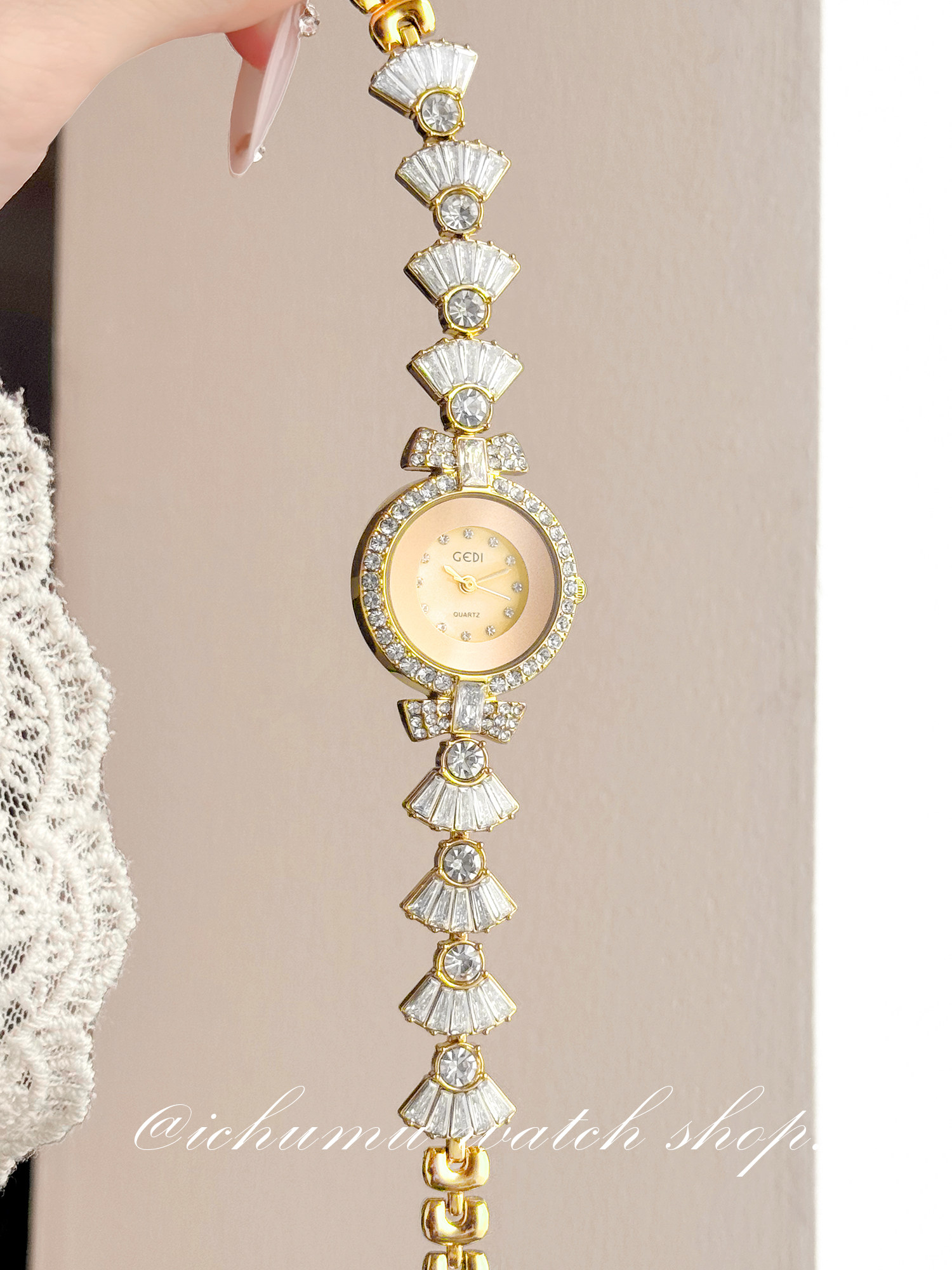 Luxury Watch Diamond - Relógio Feminino Mermaid de Luxo Leve