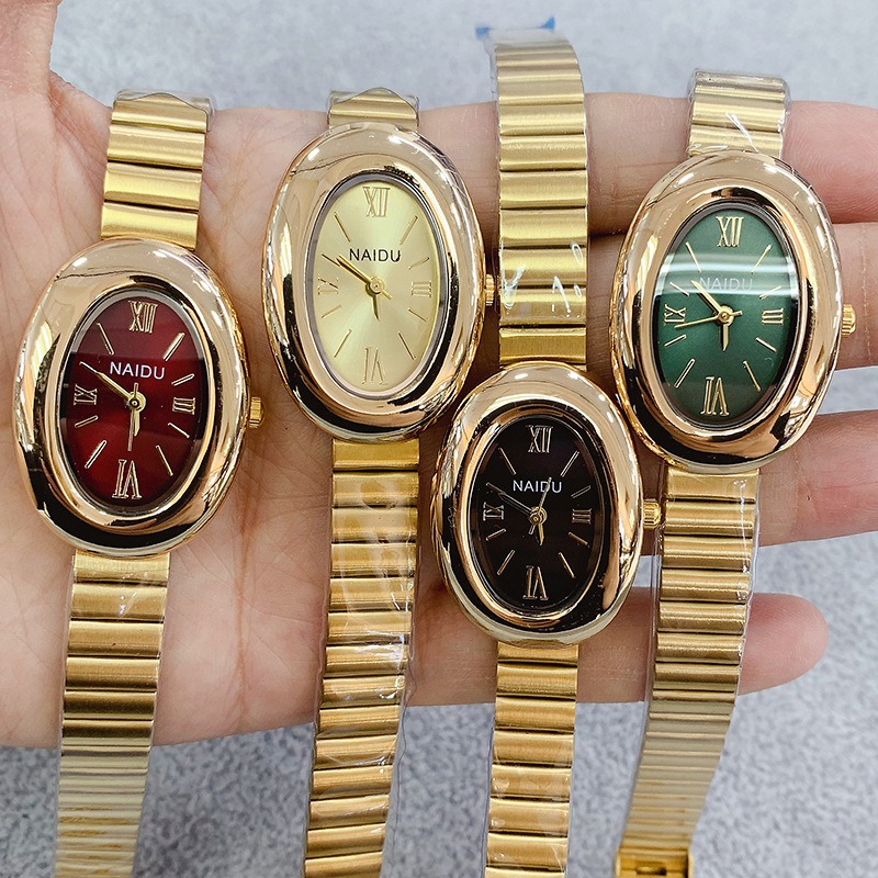 Luxury Watch Brand For Women - Marca de luxo ouro oval feminino