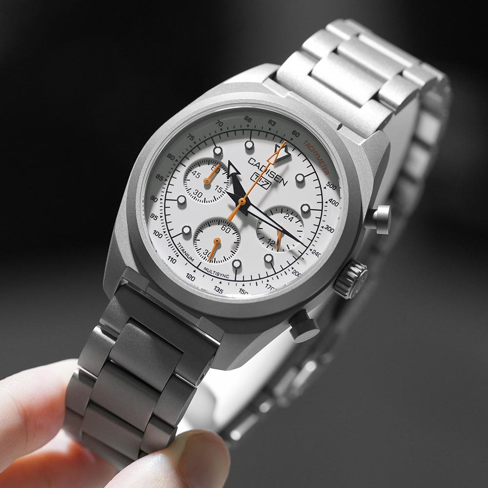 Titanium Sport Watch - Relógio masculino CADISEN TI-7 MULTISYNC com
