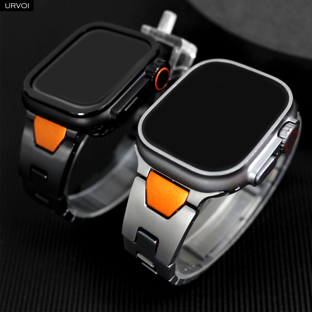 Luxury Watch Ap - Pulseira de aço inoxidável masculina de