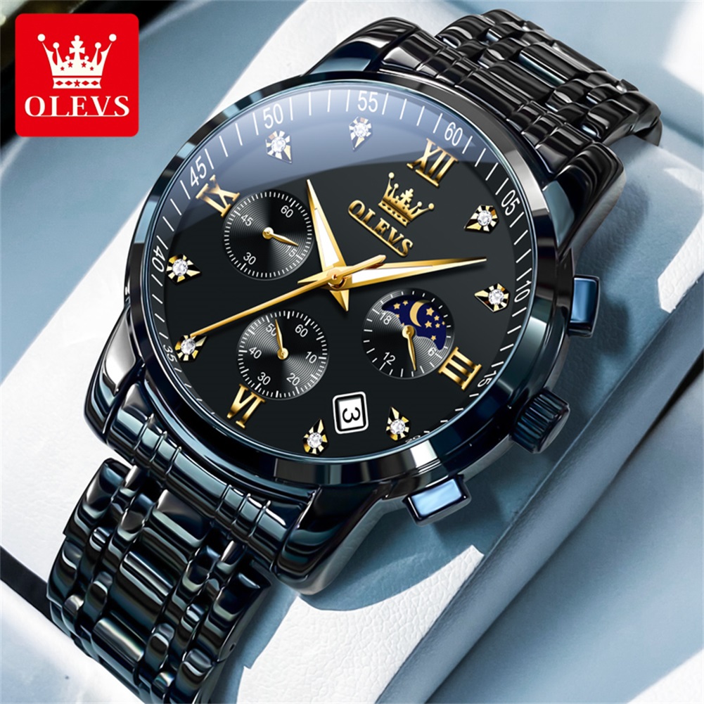 Zen Luxury Watch - Olevs relógios masculinos populares de aço