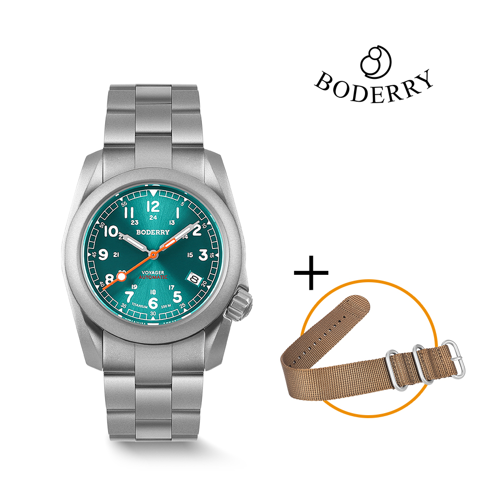 Titanium Sport Watch - Boderry campo relógios titânio relógio de