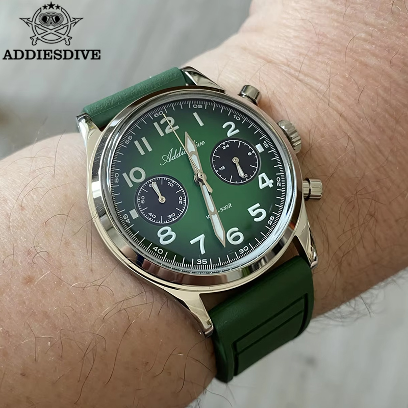 Zero Luxury Watch - Relógios ADDIESDIVE Novo Cronógrafo VK64 Relógio