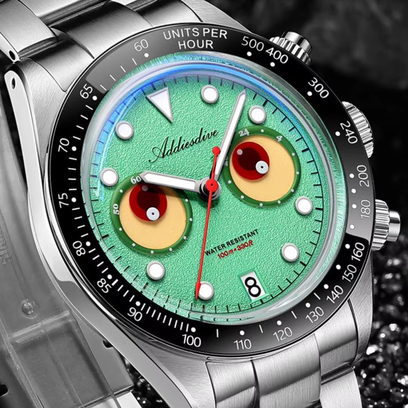 Zero Luxury Watch - Relógio de Pulso Masculino ADDIESDIVE Cronógrafo
