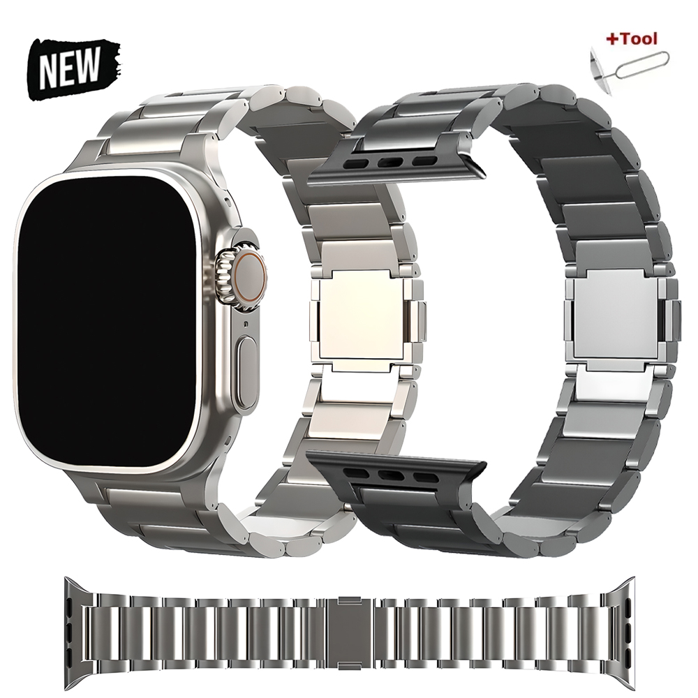 Luxury Watch Apple Bands - Pulseira de Titânio Luxuosa para Apple