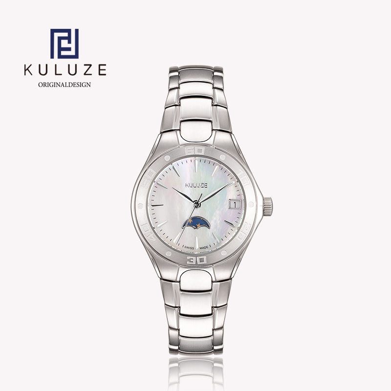 Luxury Watch Brand For Women - KULUZE-Swiss Ronda 708 Quartz Watch para