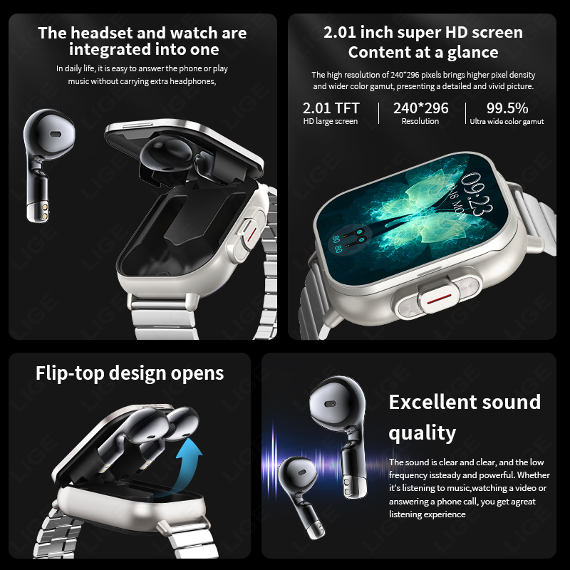 Nfc bt chamada fone de ouvido  - Luxury Watch Korea avaliação e preço