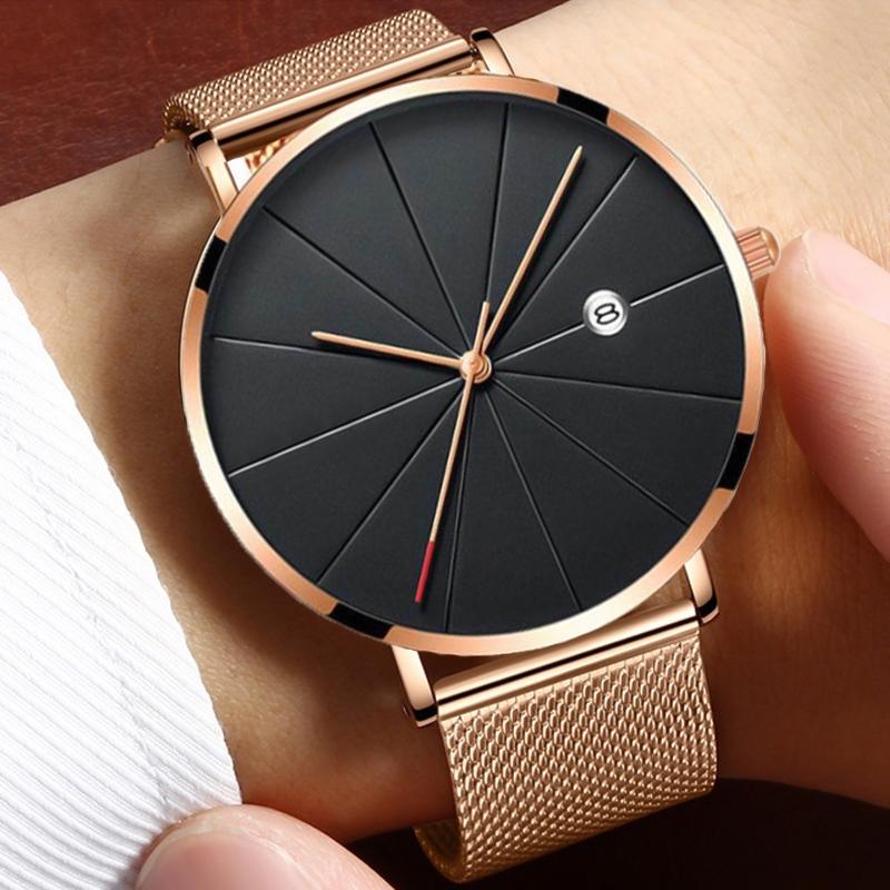 Relógio de pulso de quartzo de - Dress Watch Ultra Thin avaliação e preço