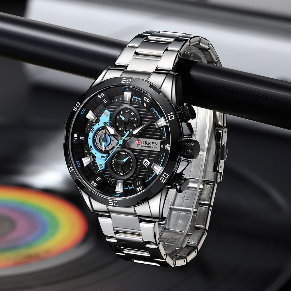 Curren-relógio de pulso mascul - Zen Luxury Watch avaliação e preço