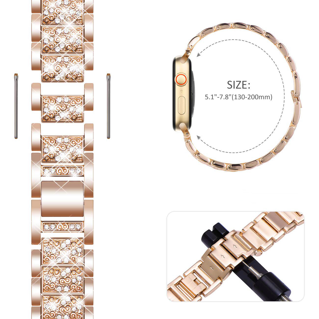 Capa + pulseira brilhante para - Luxury Watch Ap avaliação e preço