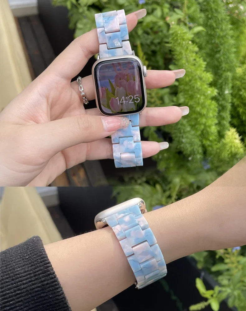 Pulseira de resina para relógi - Luxury Watch Apple Bands avaliação e preço