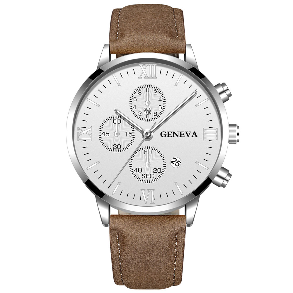 Genebra moda masculina data li - Luxury Watch Protection Film avaliação e preço