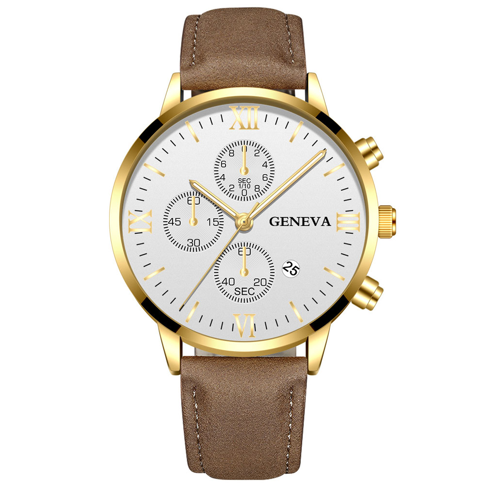 Genebra moda masculina data li - Luxury Watch Protection Film avaliação e preço