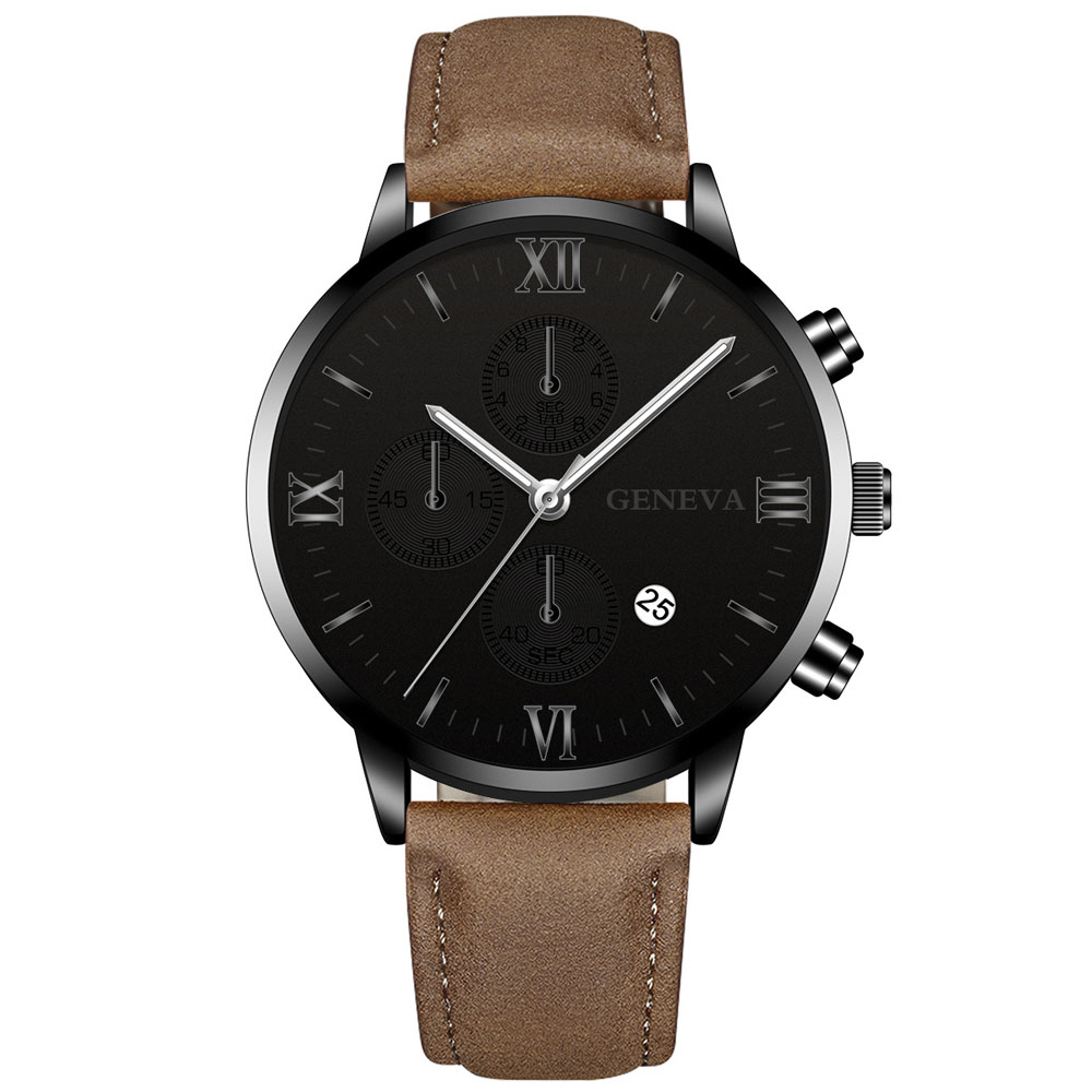 Genebra moda masculina data li - Luxury Watch Protection Film avaliação e preço