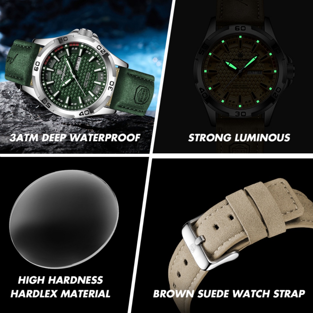 PAAZOMU Relógios masculinos de - Zen Luxury Watch avaliação e preço