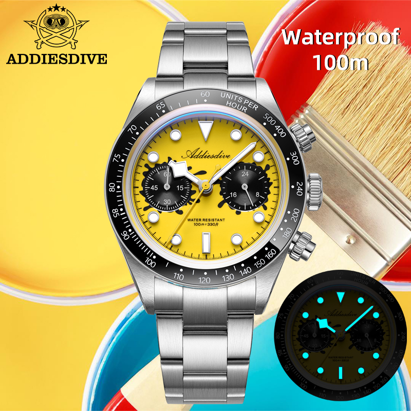 Relógios ADDIESDIVE VK64 para  - Zero Luxury Watch avaliação e preço