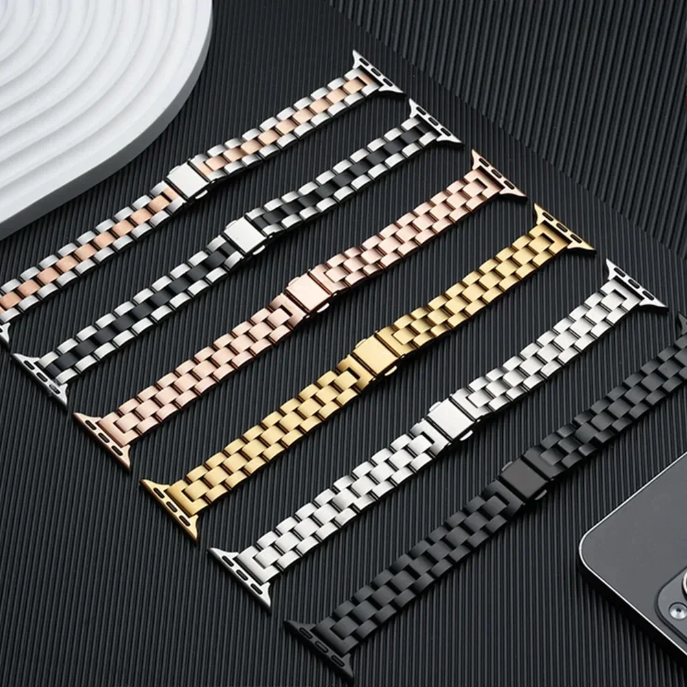 Pulseira de Metal Fina em Aço  - Luxury Watch Apple Bands avaliação e preço