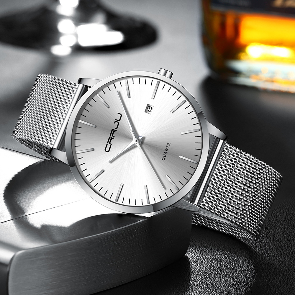 Crrju nova moda masculina reló - Zen Luxury Watch avaliação e preço