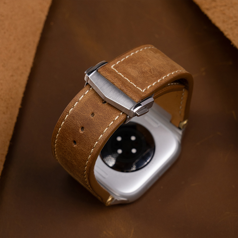 Pulseira Esportiva de Couro Lu - Luxury Watch Apple Bands avaliação e preço
