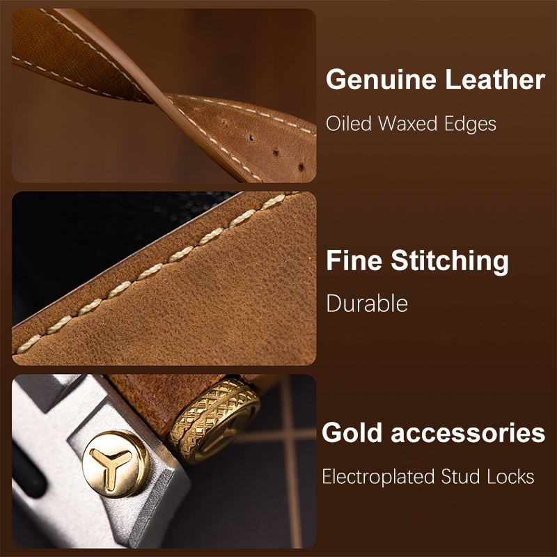 Pulseira Esportiva de Couro Lu - Luxury Watch Apple Bands avaliação e preço