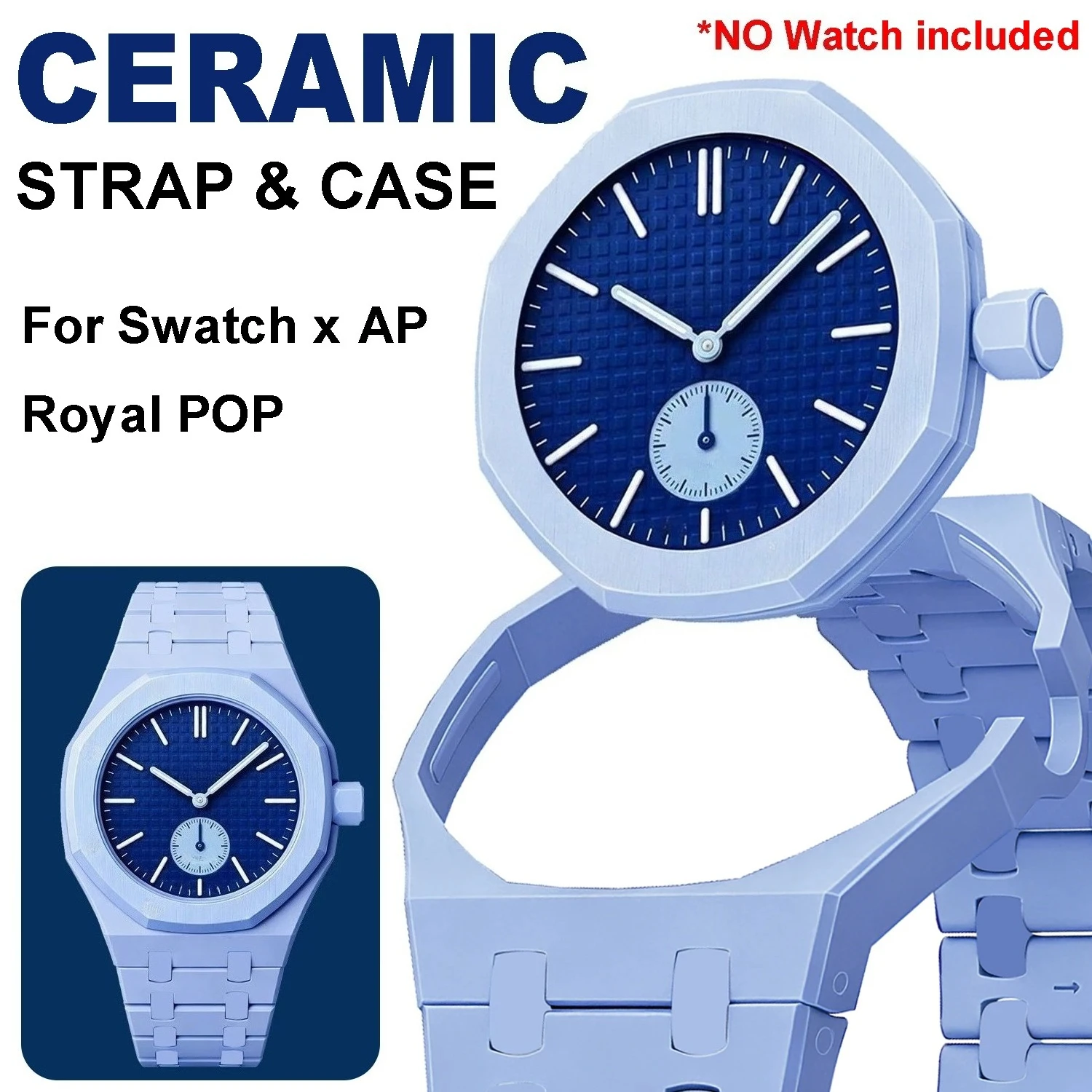 Estojo e pulseira biocerâmicos - Luxury Watch Ap avaliação e preço