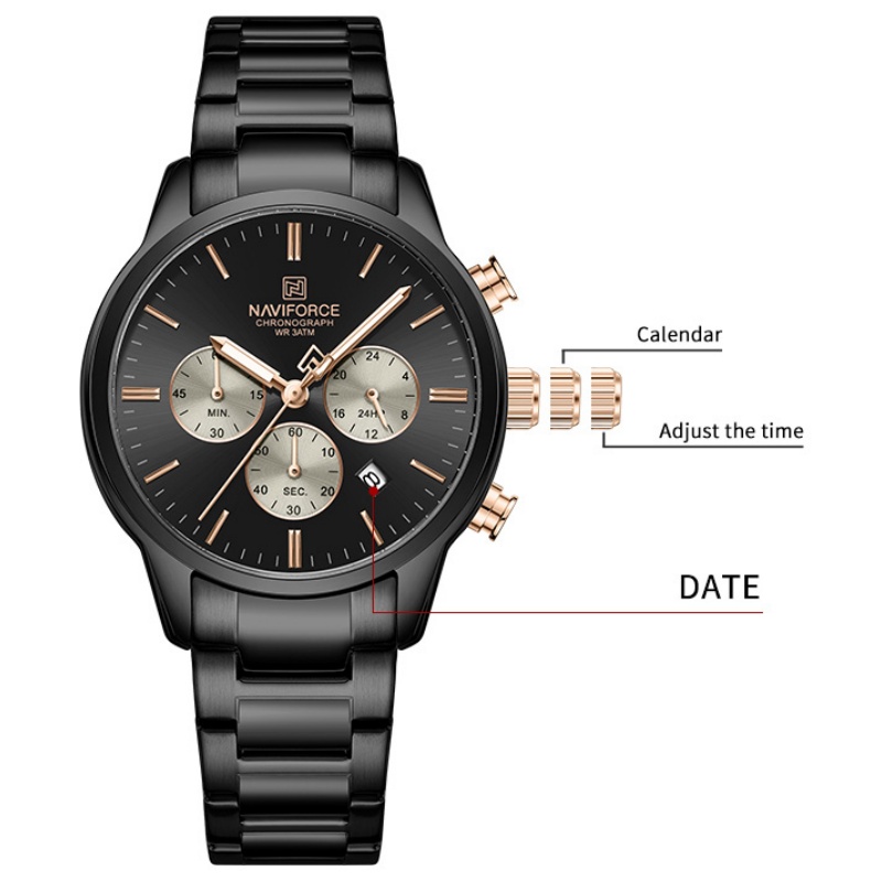 Relógio Cronógrafo de Quartzo  - Luxury Watch Box avaliação e preço