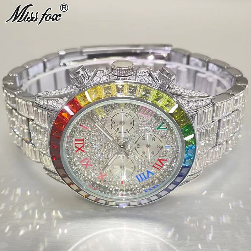 MISSFOX-Relógio gelado de luxo - Zen Luxury Watch avaliação e preço