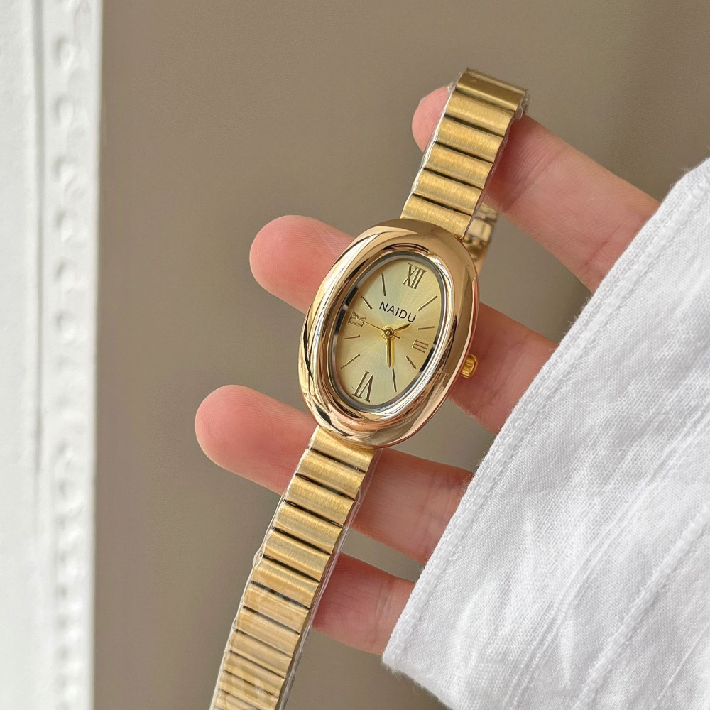 Marca de luxo ouro oval femini - Luxury Watch Brand For Women avaliação e preço