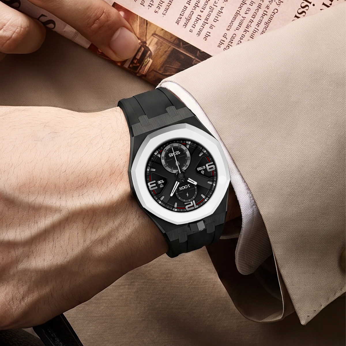 Pulseira de Borracha para Reló - Luxury Watch Ap avaliação e preço