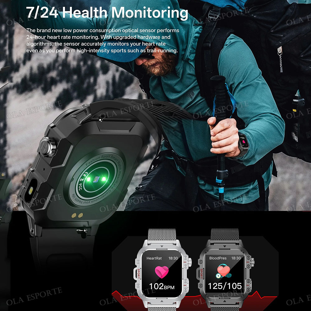 Smartwatch 2026 para Homens co - Titanium Sport Watch avaliação e preço