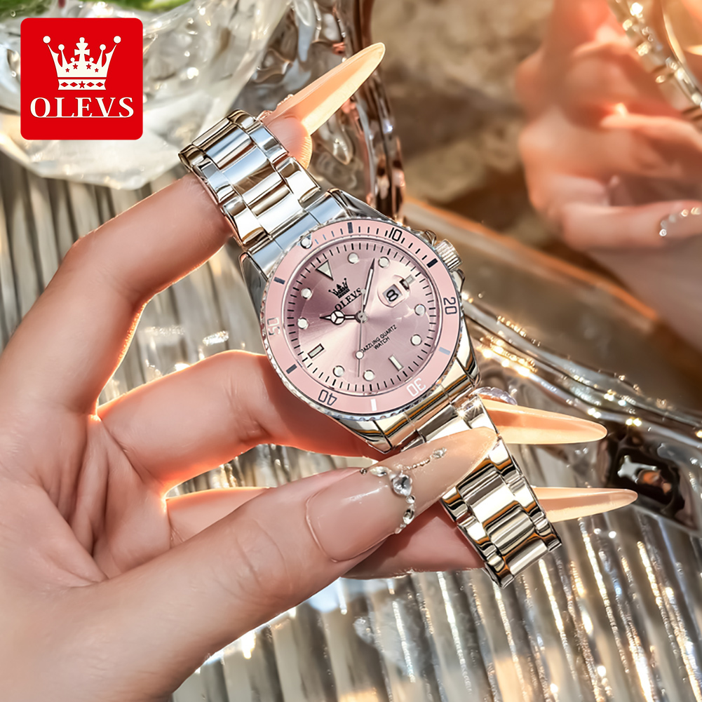 OLEVS Relógios femininos de qu - Luxury Watch Brand For Women avaliação e preço
