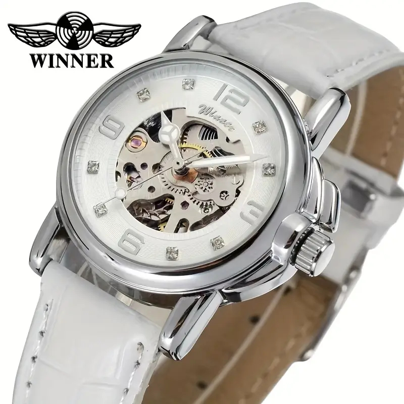 Relógio mecânico oco feminino  - Luxury Watch Protection Film avaliação e preço