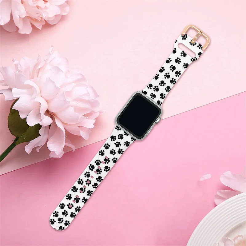 Pulseira impressa para pulseir - Luxury Watch Apple Bands avaliação e preço