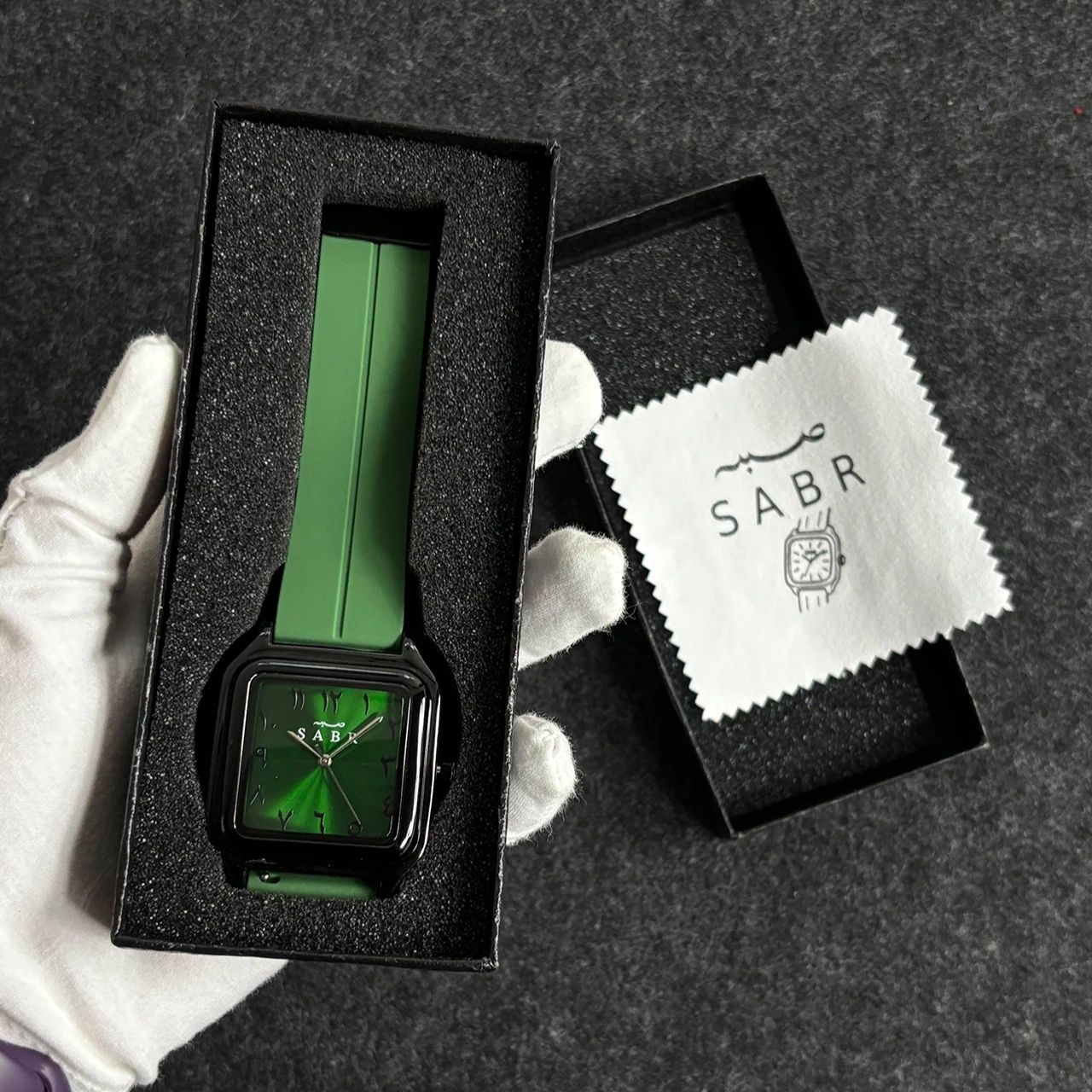 Sabr relógio com numerais aráb - Luxury Watch Protection Film avaliação e preço