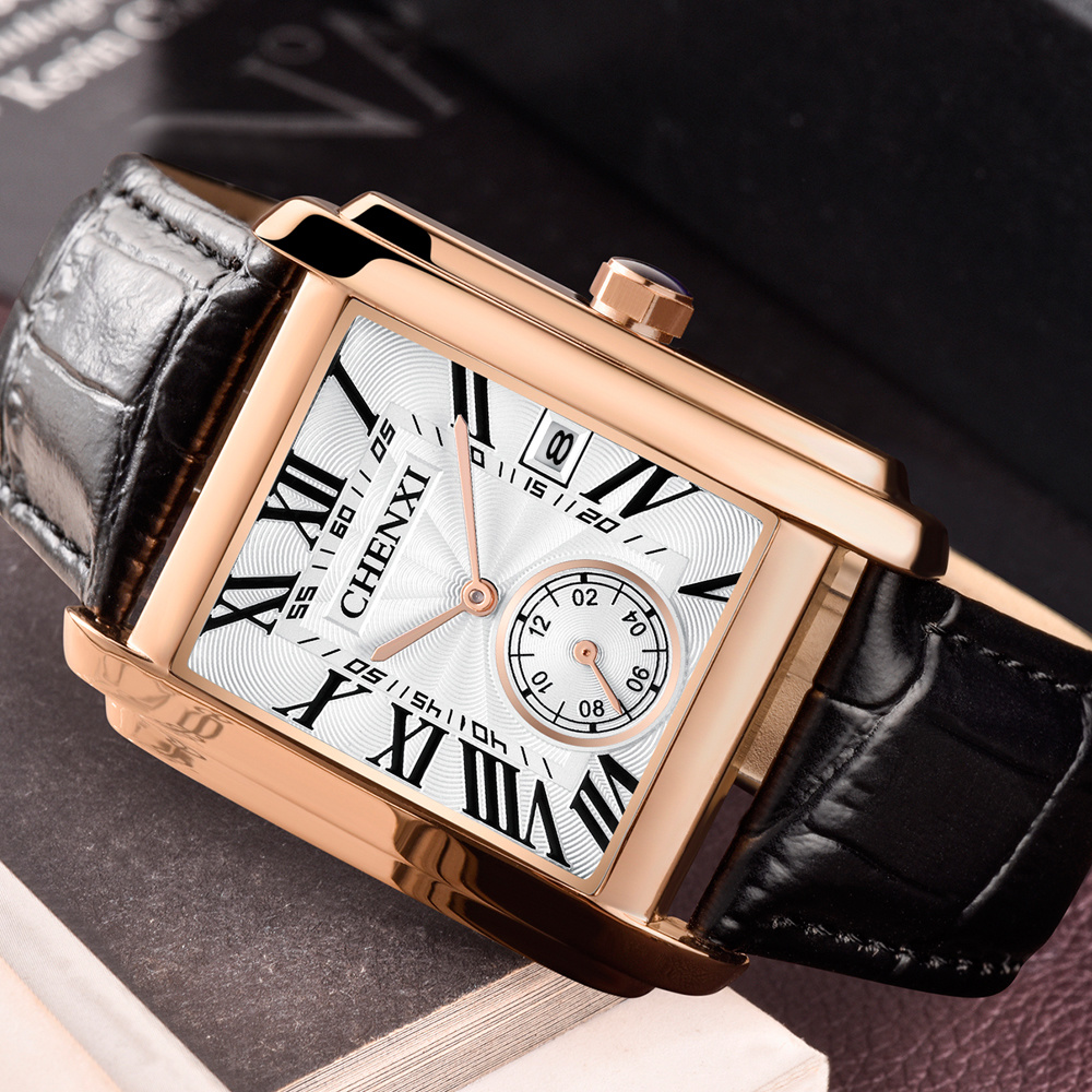 Chenxi 8216 moda clássico quad - Zen Luxury Watch avaliação e preço