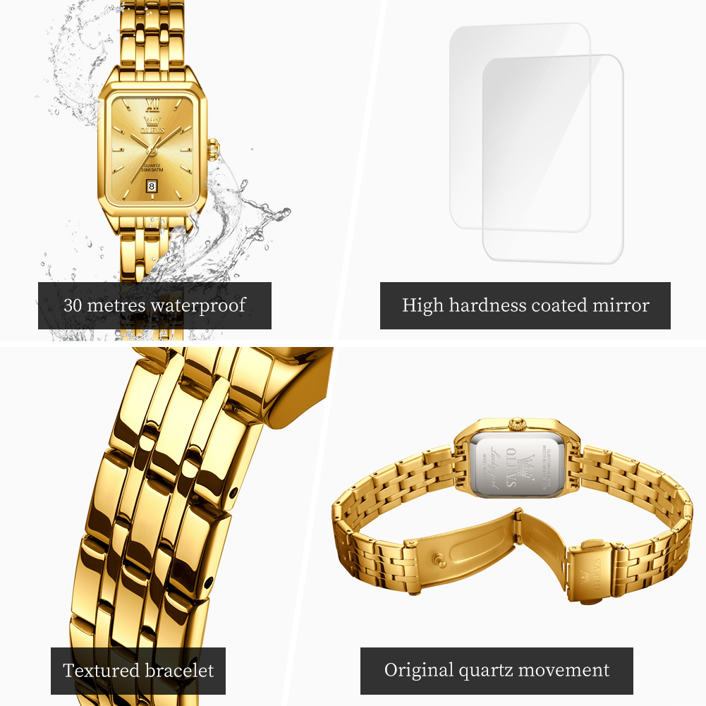 Olevs luxo marca superior reló - Luxury Watch Brand For Women avaliação e preço