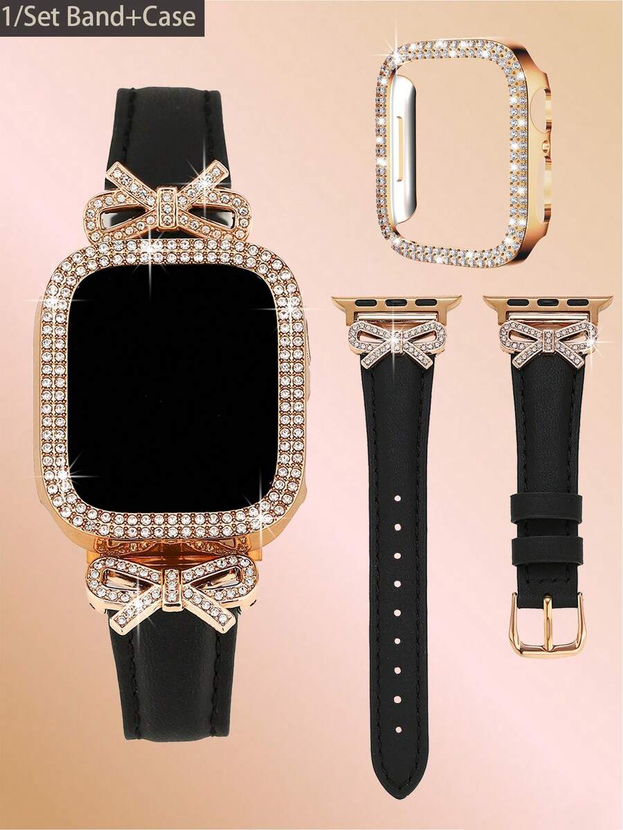 Conjunto de Pulseira de Relógi - Luxury Watch Apple Bands avaliação e preço
