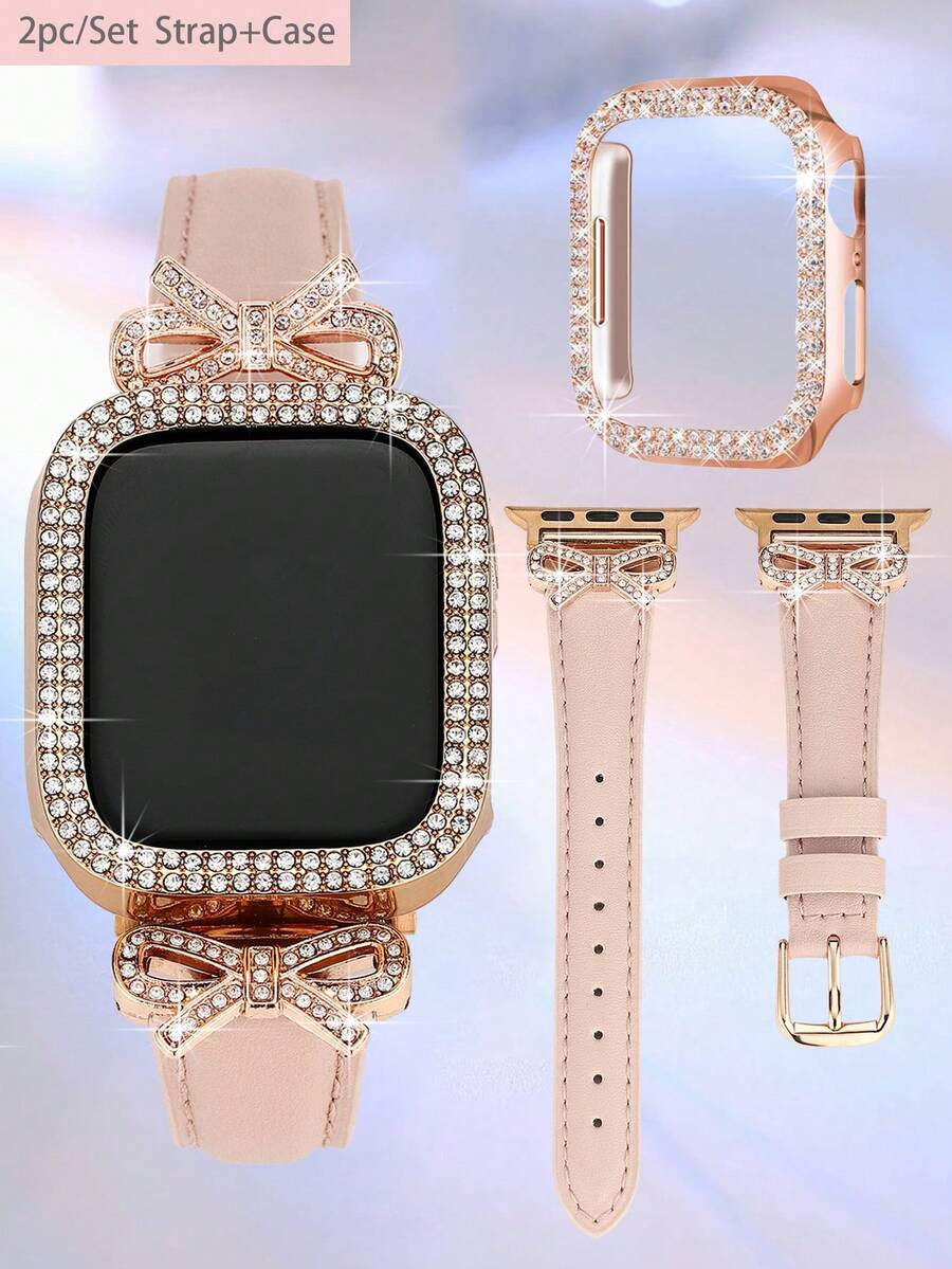 Conjunto de Pulseira de Relógi - Luxury Watch Apple Bands avaliação e preço