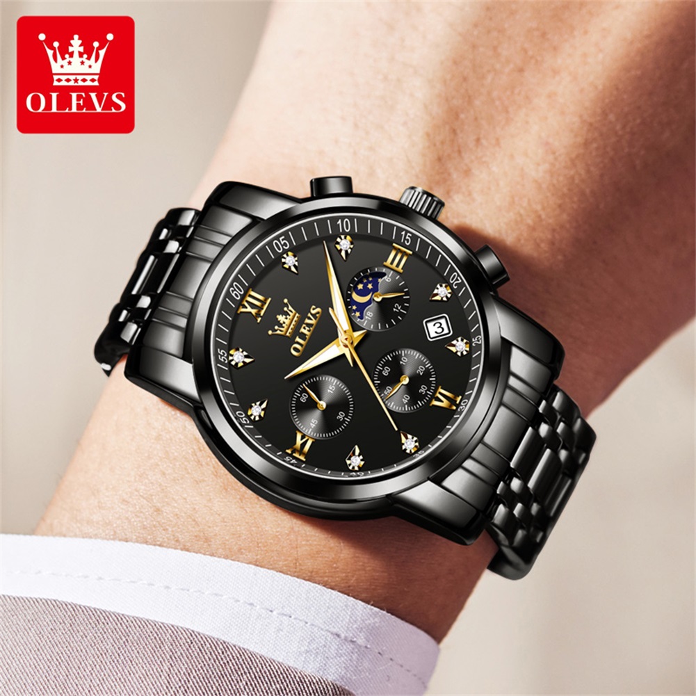 Olevs relógios masculinos popu - Zen Luxury Watch avaliação e preço