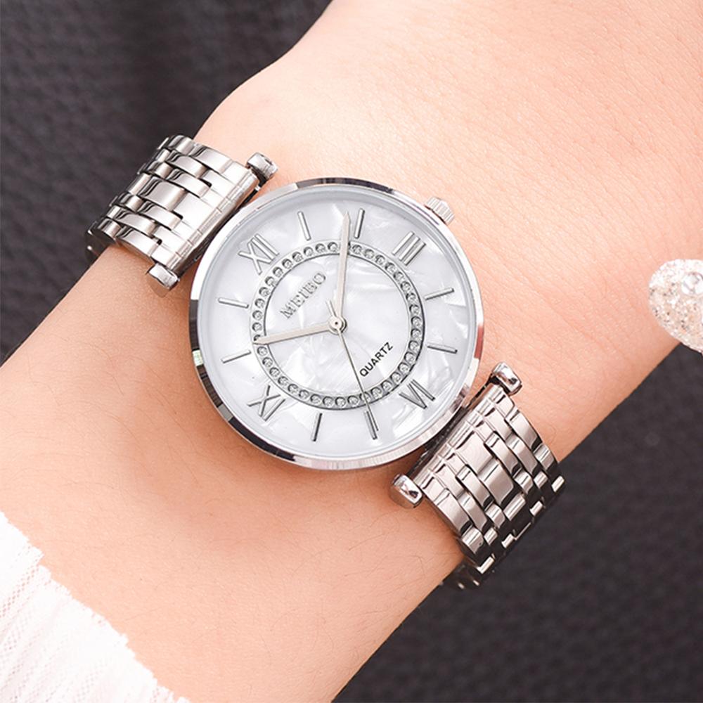 Luxo cristal feminino pulseira - Luxury Watch Diamond avaliação e preço