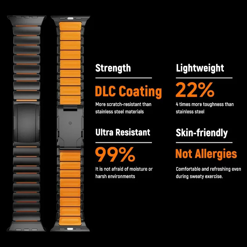 Pulseira de Silicone de Titâni - Luxury Watch Ap avaliação e preço