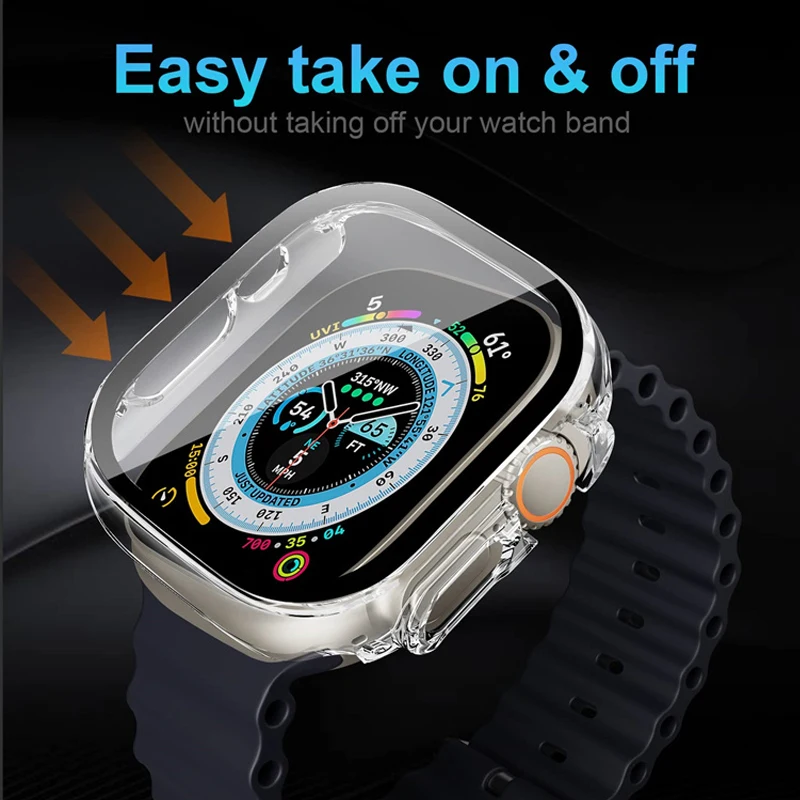 Vidro + capa para apple watch  - Luxury Watch Protection Film avaliação e preço